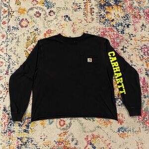 Carhartt Black Loose Fit Cut Waist Shirt